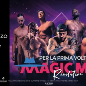 Magic Mike Show al Frontemare 6 marzo 2026. Ticket Tavoli
