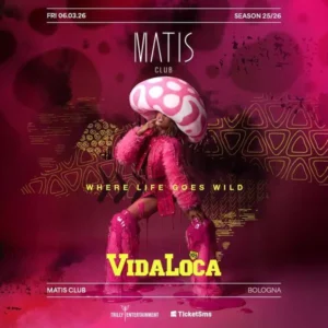 Vida Loca al Matis Bologna 06 marzo 2026.  Tavoli
