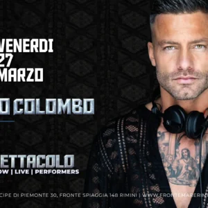 Eugenio Colombo al Frontemare 27 marzo 2026. Ticket Tavoli