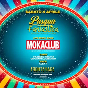 Mokaclub al Frontemare 04 aprile 2026. Ticket Tavoli