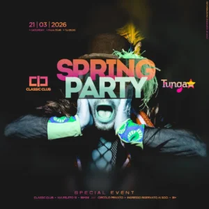 Spring Party al Classic Club 21 marzo 2026. Ticket