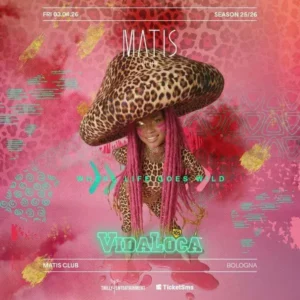 Vida Loca al Matis Bologna 03 aprile 2026.  Tavoli