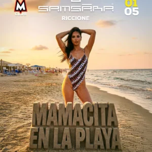 Mamacita en la Playa al Samsara Riccione 01 maggio 2026. Tavoli
