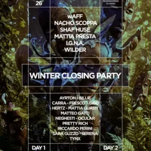 Winter Closing Part 2 al Classic Club 03 maggio 2026. Ticket