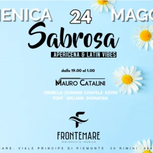 Sabrosa al Frontemare 24 maggio 2026. Ticket Tavoli