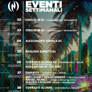 Dan Ros al Coconuts 27 giugno 2026. Ticket Tavoli