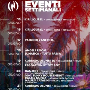 Cirillo Jr Dj al Coconuts 17 giugno 2026. Ticket Tavoli
