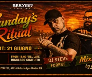 Dj steve forest al Beky Bay 21 giugno 2026. Ticket