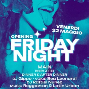 Friday Night al Malindi Biky Beach 19 giugno 2026. Ticket