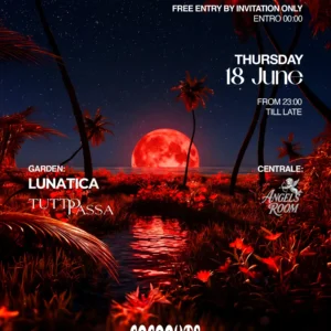 Lunatica al Coconuts 18 giugno 2026. Ticket Tavoli