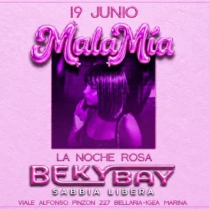 Mala Mia al Beky Bay 19 giugno 2026. Ticket