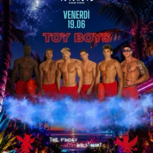 Toy Boys al Coconuts 19 giugno 2026. Ticket Tavoli