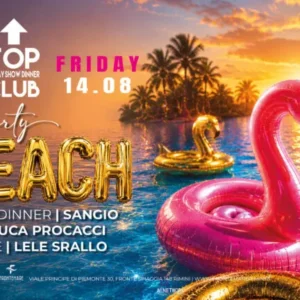 Beach Party al Frontemare 14 agosto 2026. Ticket Tavoli