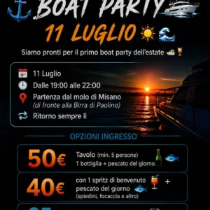 White Sand al Boat Party Rimini 04 luglio 2026. Ticket