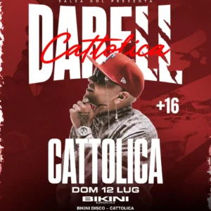 Darell al Bikini 12 luglio 2026. Ticket Tavoli