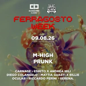 Ferragosto Week al Classic Club 09 agosto 2026. Ticket