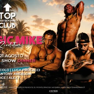 Magic Mike Revolution al Frontemare 21 agosto 2026. Ticket Tavoli