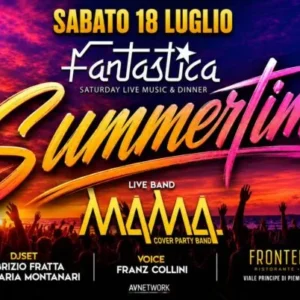 Mama al Frontemare 18 luglio 2026. Ticket Tavoli