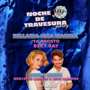 Noche de Travesura al Beky Bay 16 agosto 2026. Ticket