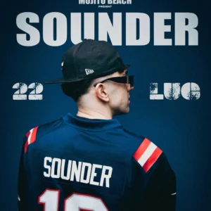 Sounder al Mojitobeach 22 luglio 2026. Ticket Tavoli