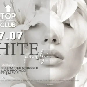 White Party al Frontemare 17 luglio 2026. Ticket Tavoli