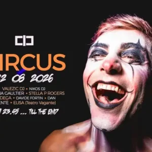 Circus al Classic Club 22 agosto 2026. Ticket