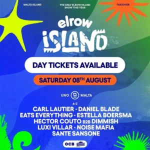 Elrow Island Malta al Uno Malta 08 agosto 2026. Ticket
