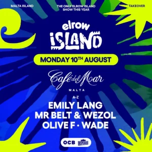 Elrow Island Malta day 3 al Uno Malta 10 agosto 2026.