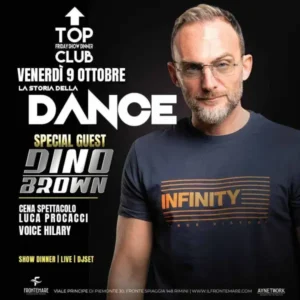Dino Brown al Frontemare 09 ottobre 2026. Ticket Tavoli