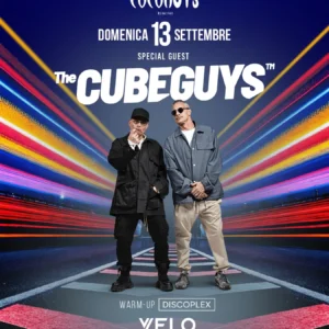 The Cube Guys al Coconuts 13 settembre 2026. Ticket Tavoli