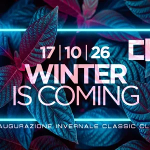 Winter is Coming al Classic Club 17 ottobre 2026. Ticket