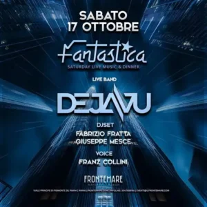 Dejavu al Frontemare 17 ottobre 2026. Ticket Tavoli