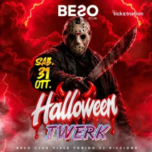 Halloween Twerk al Beso Club 31 ottobre 2026. Ticket Tavoli